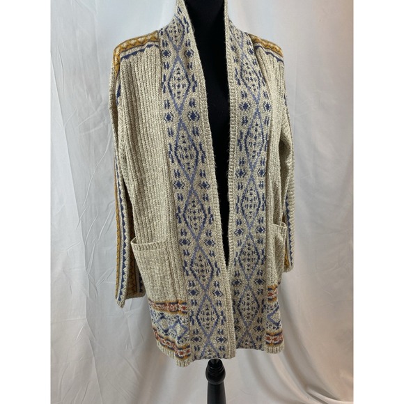 Lucky Brand Cotton Blend Knit Cardigan Women's Size Small - Picture 1 of 10